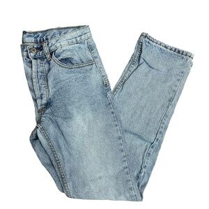 J.Galt Shanghai Light Blue Wash high waisted Straight legs jeans. Sz. S